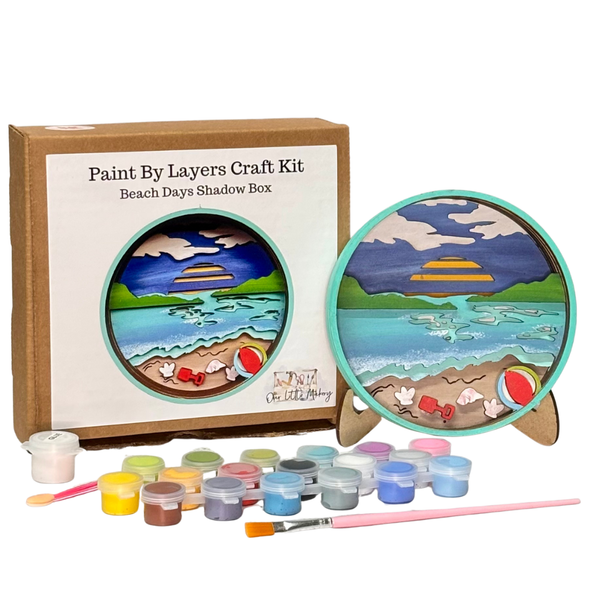 Beach Days Shadow Box Kit
