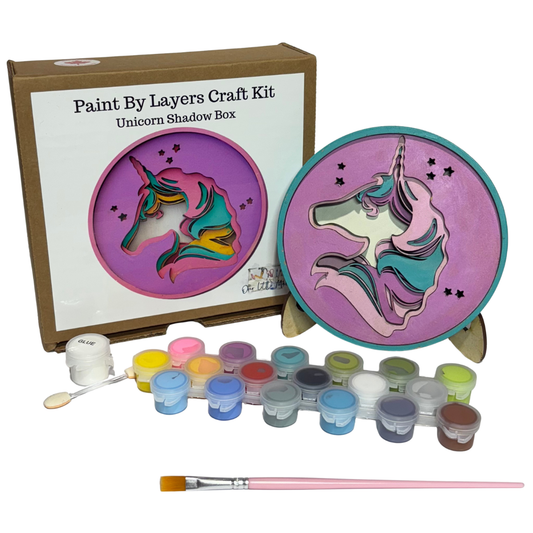 Unicorn Shadow Box Kit