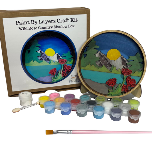 Wild Rose Country Shadow Box Kit