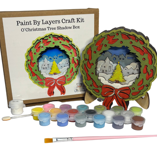 O'Christmas Tree Shadow Box Kit