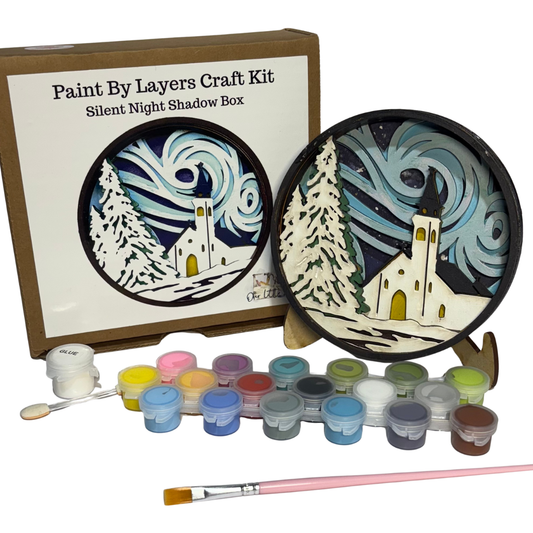 Silent Night Shadow Box Kit