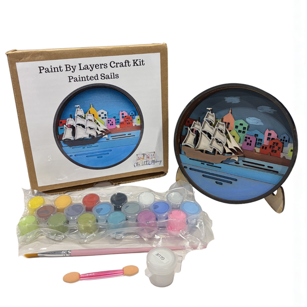 Painted Sails Shadow Box Kit
