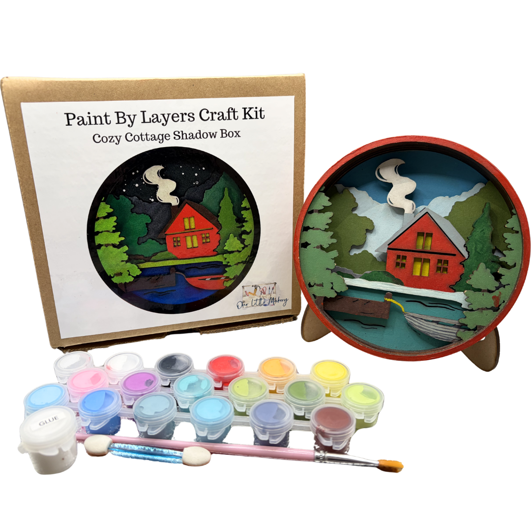 Cozy Cottage Shadow Box Kit