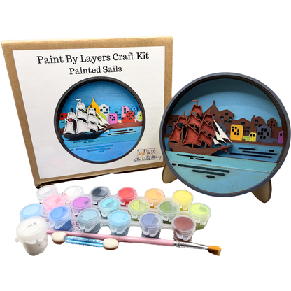 Painted Sails Shadow Box Kit
