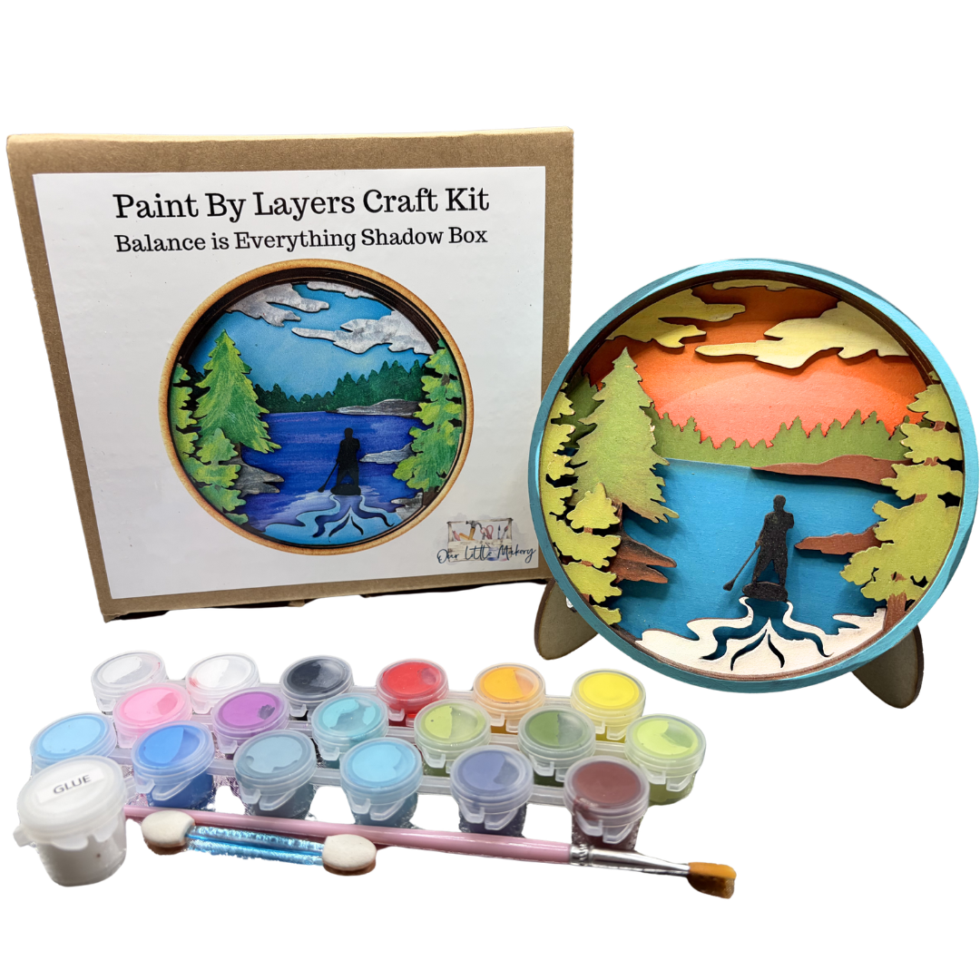 Balance is Everything Shadow Box Kit