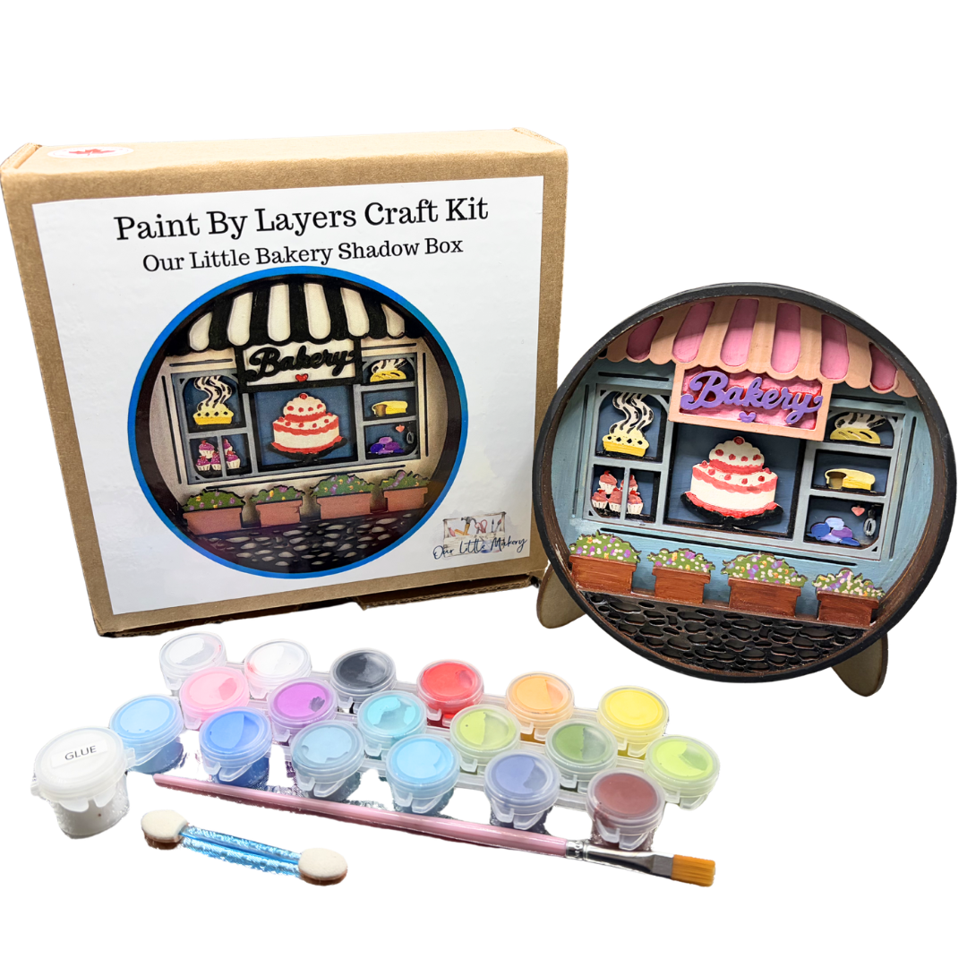 Our Little Bakery Shadow Box Kit