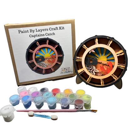 Captain's Catch Shadow Box kit