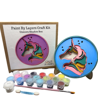 Unicorn Shadow Box Kit