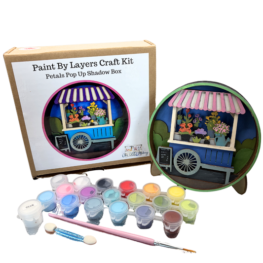 Petal Pop Up Shadow Box Kit