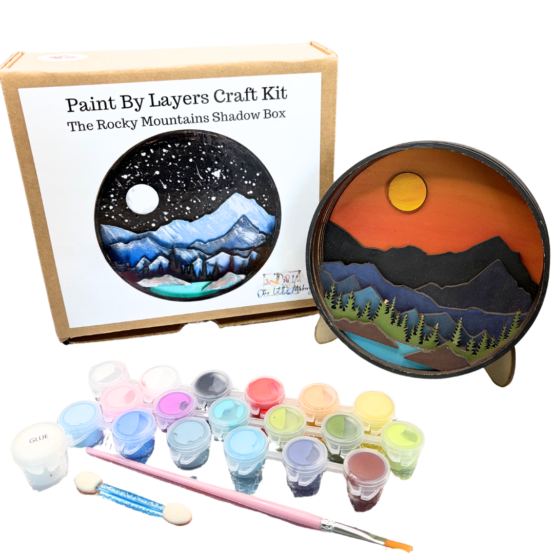 The Rocky Mountains Shadow Box Kit