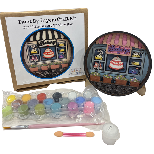 Our Little Bakery Shadow Box Kit