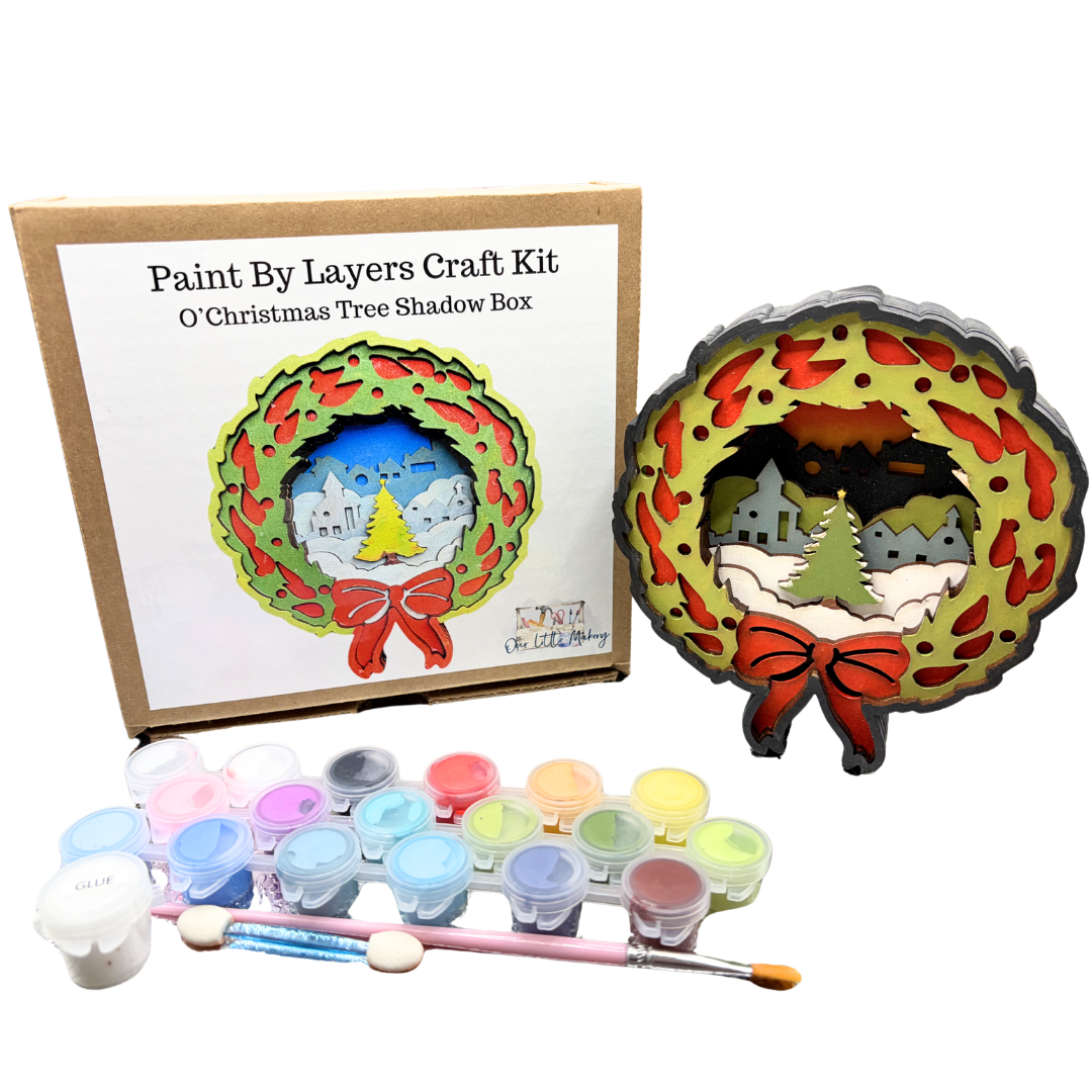 O'Christmas Tree Shadow Box Kit
