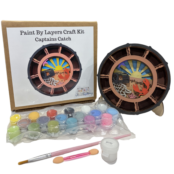 Captains Catch Shadow Box kit