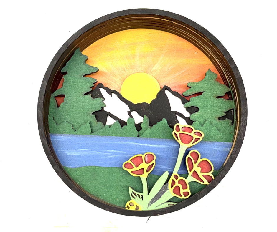 Wild Rose Country Shadow Box Kit