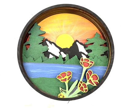 Wild Rose Country Shadow Box Kit