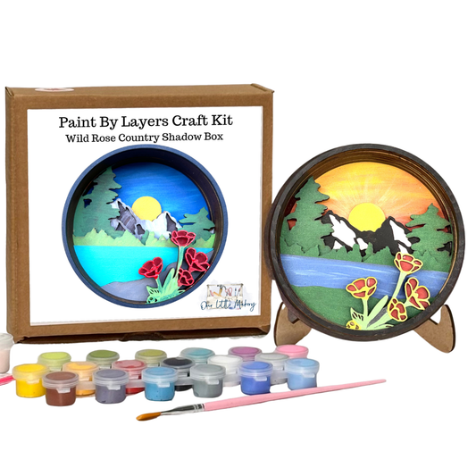 Wild Rose Country Shadow Box Kit