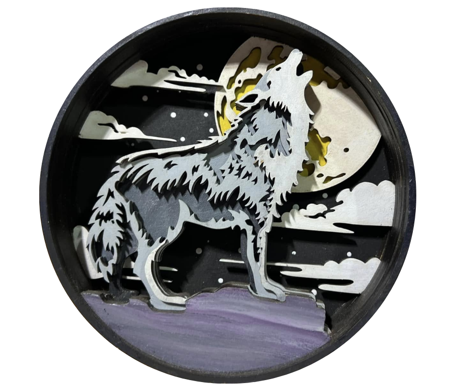 Wolf Shadow Box Kit