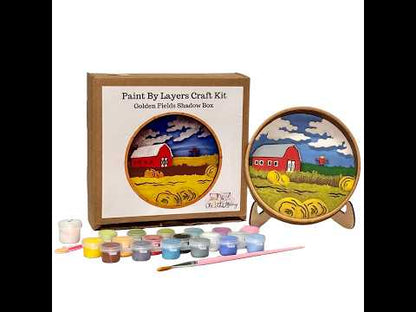 Golden Fields Shadow Box Kit