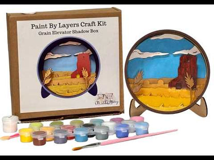 Grain Elevator Shadow Box Kit