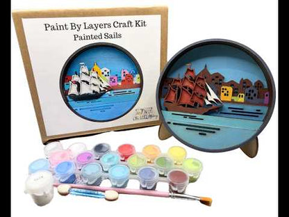 Painted Sails Shadow Box Kit