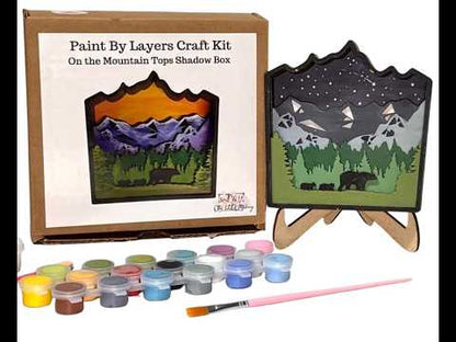 On The Mountains Tops Shadow Box Kit