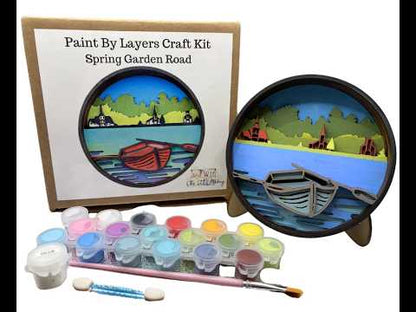 Spring Garden Road Shadow Box Kit