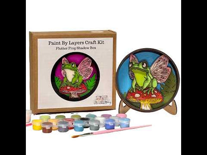 Flutter Frog Shadow Box Kit