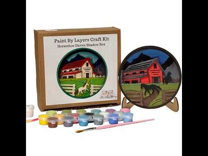 Horseshoe Haven Shadow Box Kit