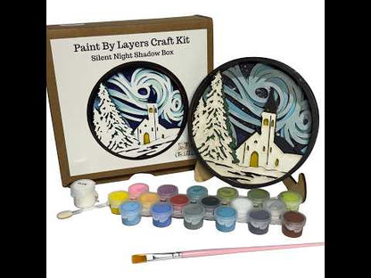 Silent Night Shadow Box Kit