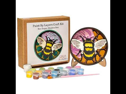 Bee Happy Shadow Box Kit