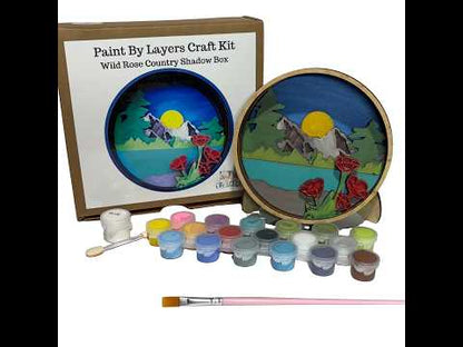 Wild Rose Country Shadow Box Kit