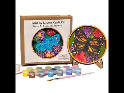 Butterfly Kisses Shadow Box Kit