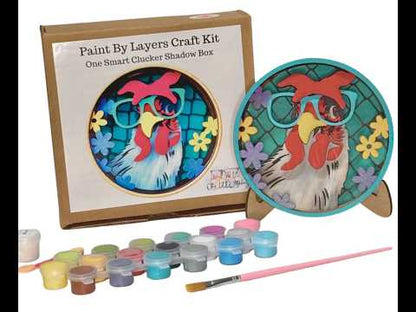 One Smart Clucker Shadow Box Kit