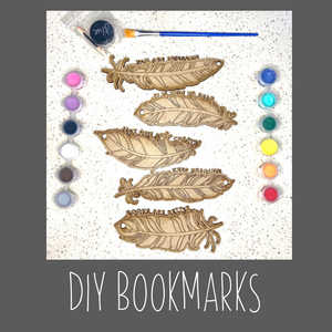 DIY Feather Bookmarks