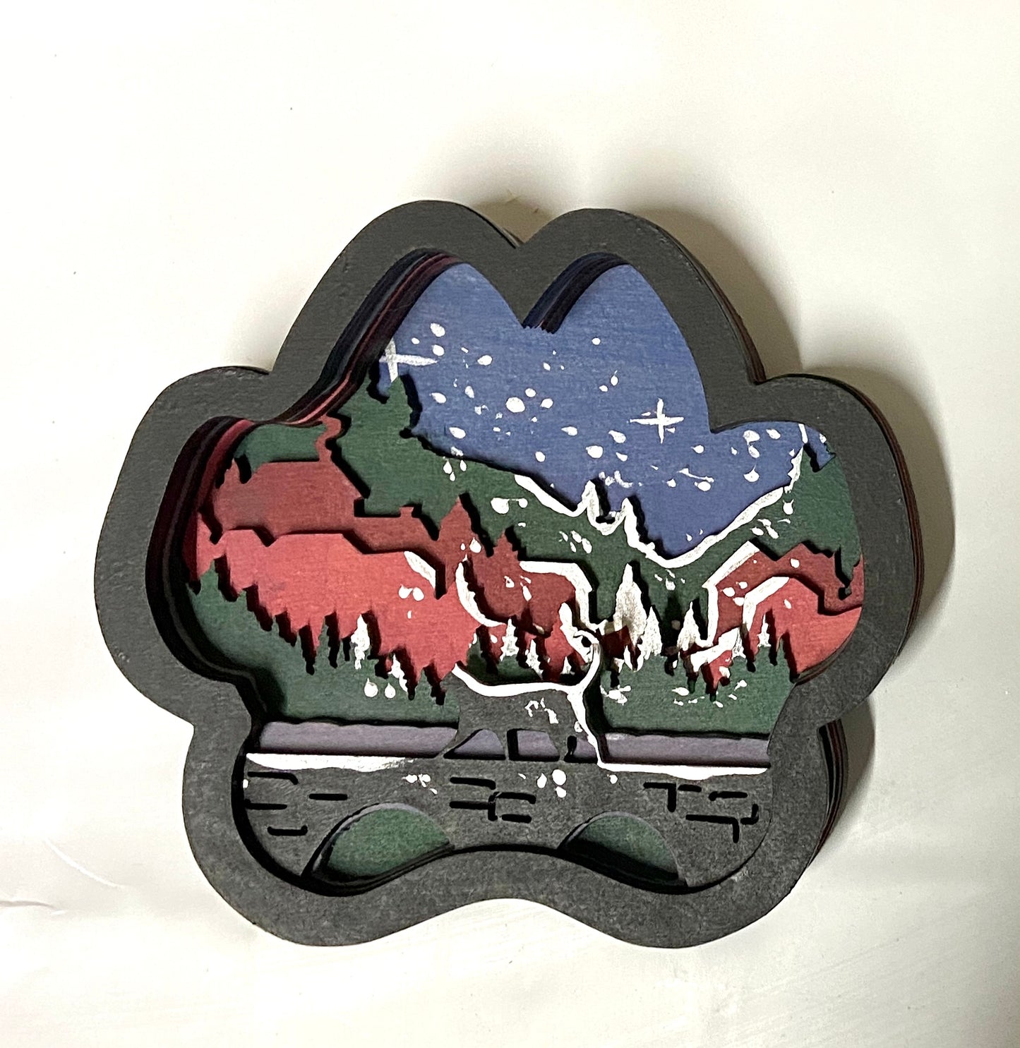 Cat Paw Shadow Box Kit